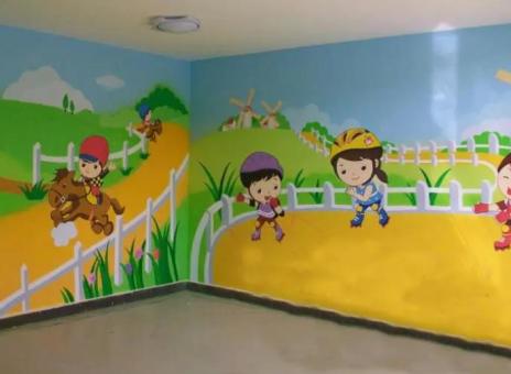 湖州幼儿园墙体彩绘制作流程及注意事项
