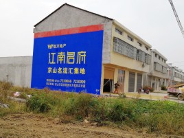 湖州农村墙体广告在不同形式上面展现的不同特色