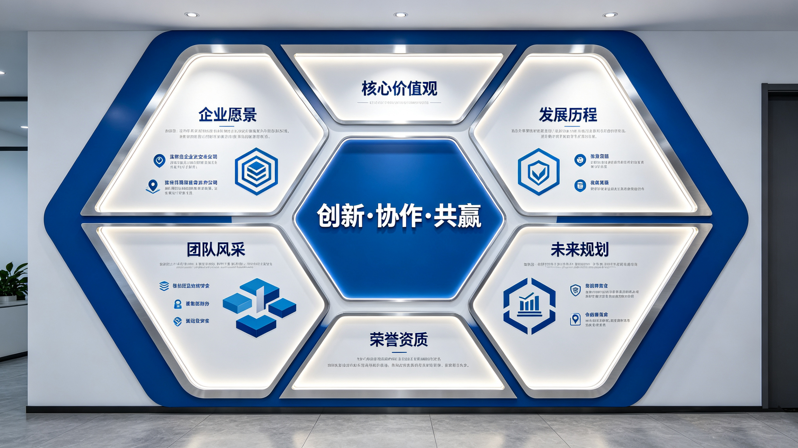 湖州企业文化墙六边形避坑指南（新手常犯5个错误）